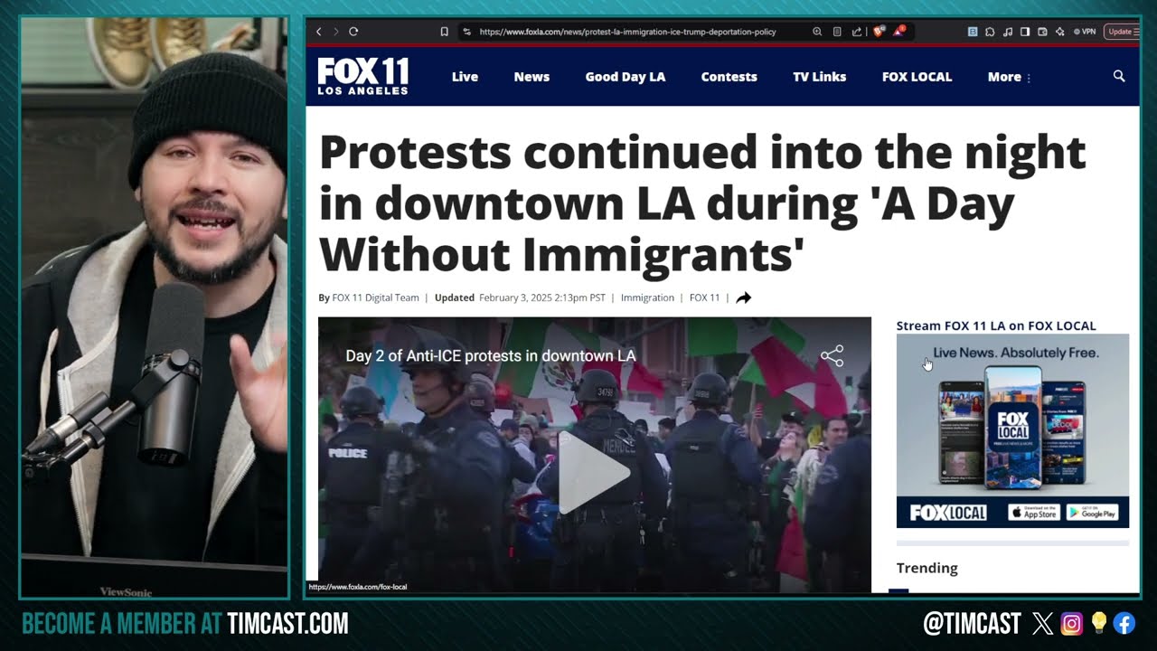 Far Left RIOT ERUPTS Over Trump Deportations, CBP Agent UNALIVED By Leftist Gang Over Immigration