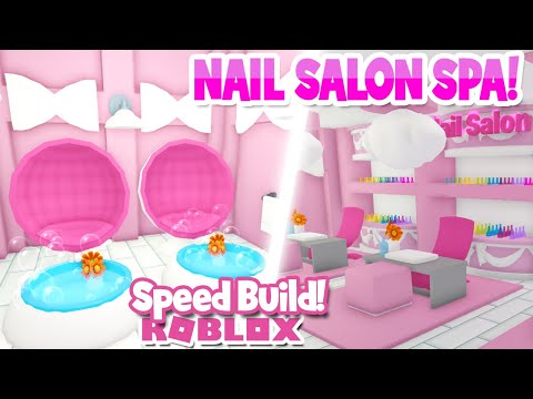 *NAIL SALON SPA* Speed Build 💅ADOPT ME (roblox)