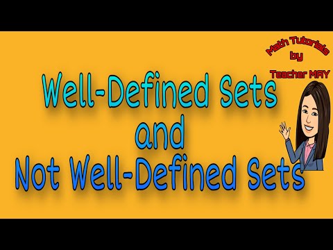 How to Determine a Well-Defined Sets and Not Well-Defined Sets | Module 1 I Math 7 I MPante