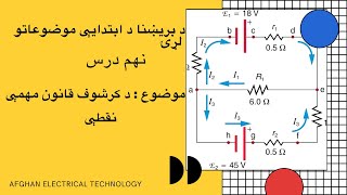 د کرشوف قانون مهمې نقطې