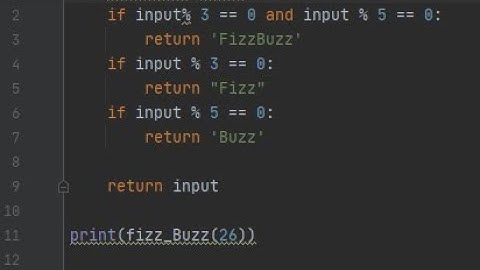 Python Interview Question - Fizz Buzz
