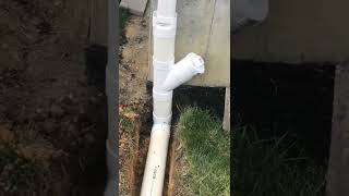 this is how to properly extend your downspouts away from your house