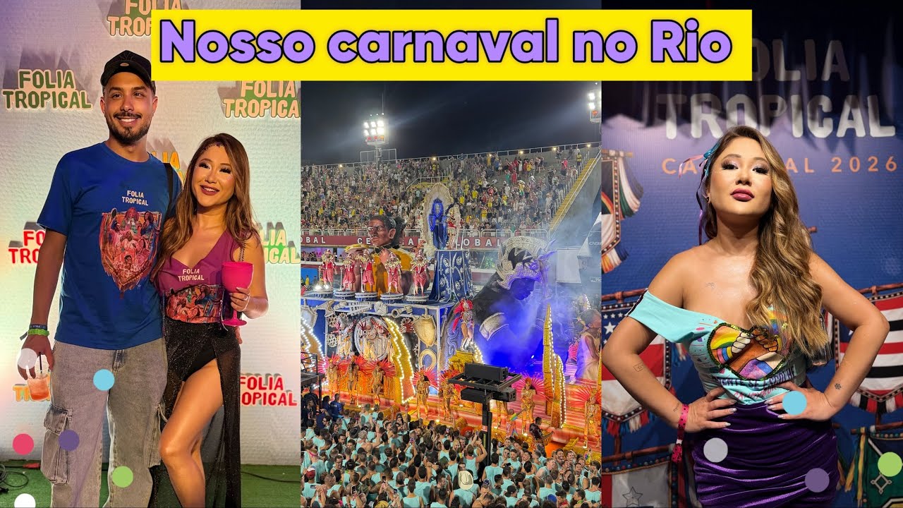 Meu carnaval com o Vesgo no Rio. Camarote Candybox e Folia Tropical