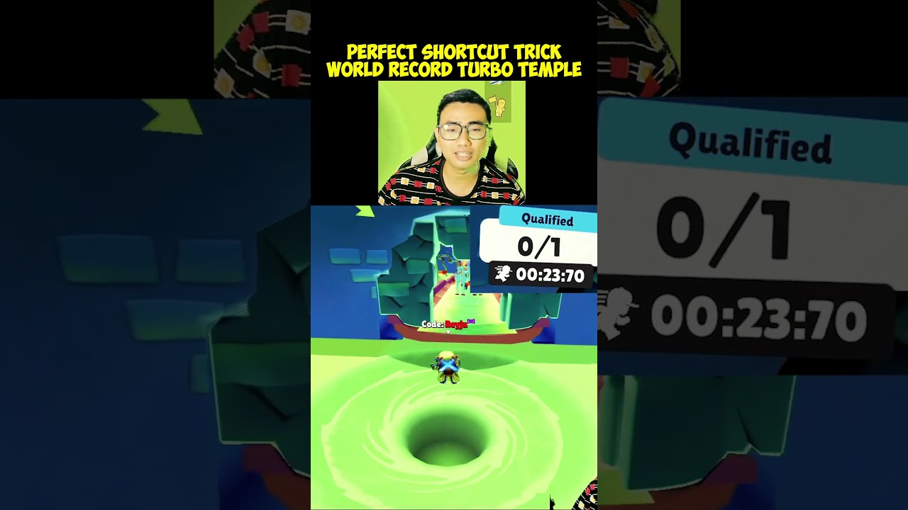 ONLY 0,0000% IMPOSSIBLE 0,000% PERFECT Shortcut & Trick Fastest Turtle Tumble World RECORD 🤯😱