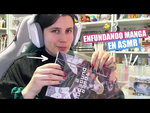 ASMR MANGA | Guardando mangas en funda 📚🎧