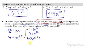 Calculus AB/BC –  7.8 Exponential Models with Differential Equations
