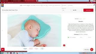 Moltybaby head shaper pillow