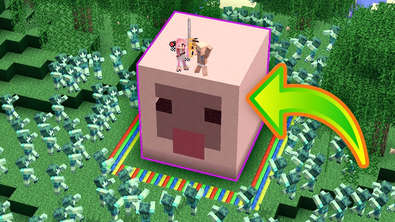 НУБ И ПРО НА ГОЛОВЕ ОВЕЧКИ ПРОТИВ АРМИИ ИЗ 1000 ЗОМБИ В