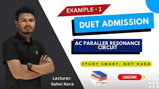 AC Parallel Resonance Circuit Example 1 | Easy Solution | DUET Admission | RPR ClassRoom