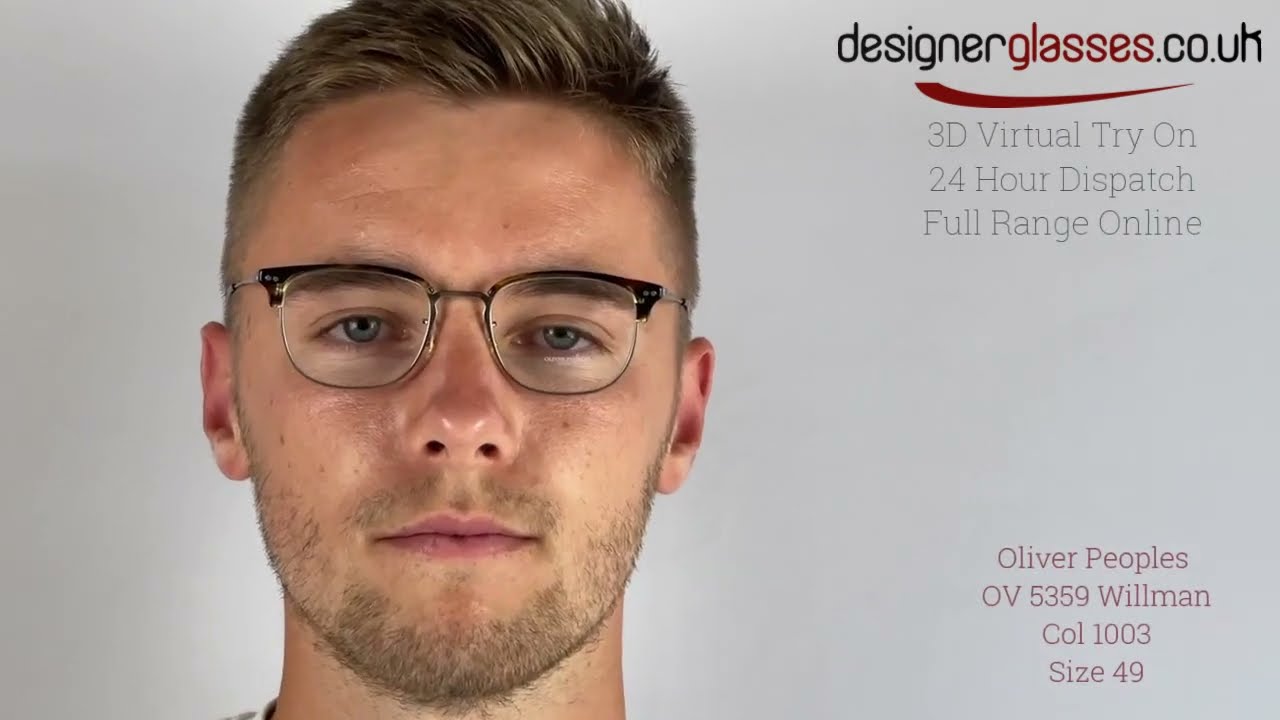 Oliver Peoples OV5359 Willman Glasses - YouTube