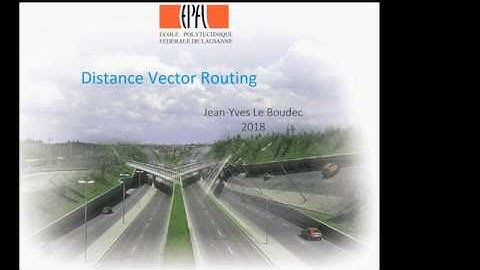 TCP-IP 2018: Distance Vector Routing