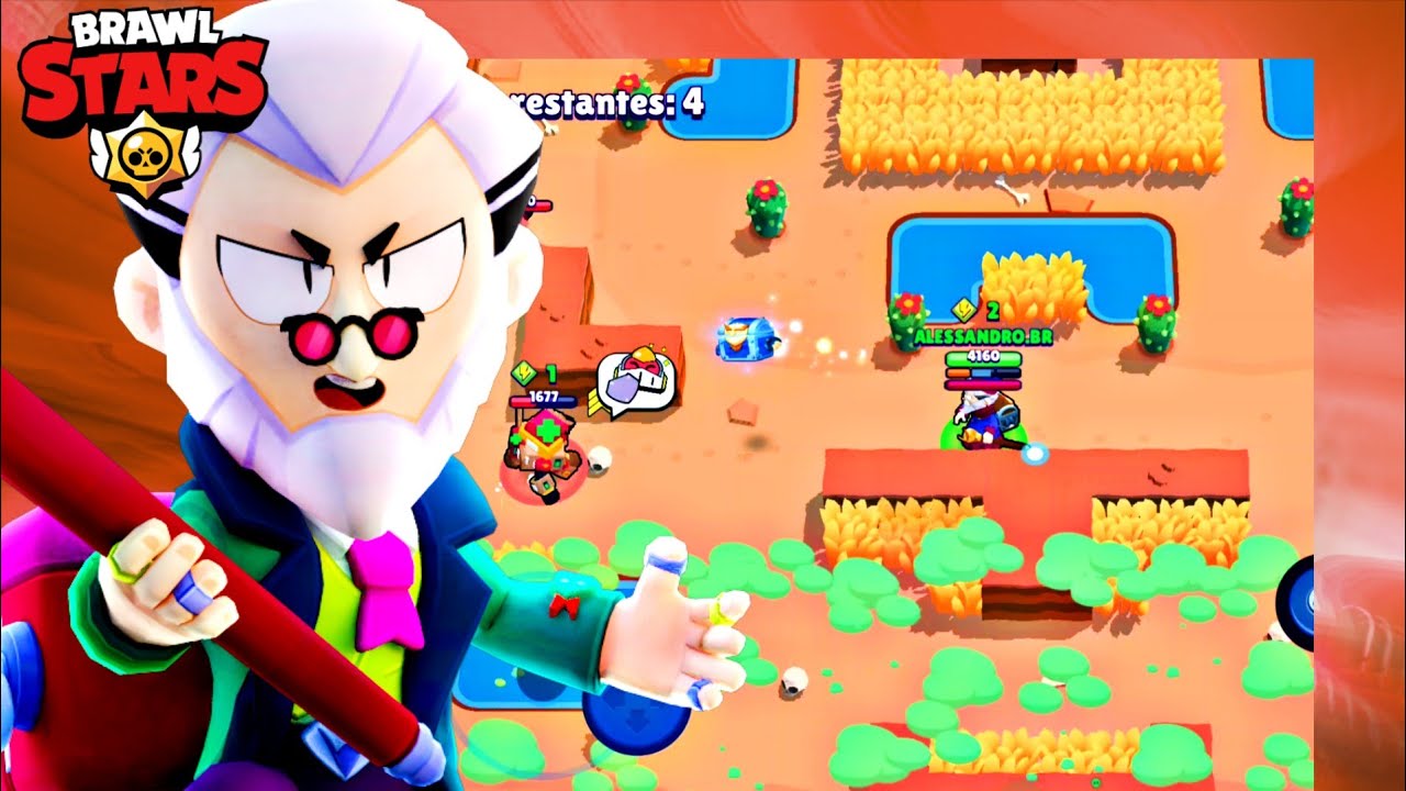 COMPREI A SKIN BYRON MAGO E TESTEI/BRAWL STARS