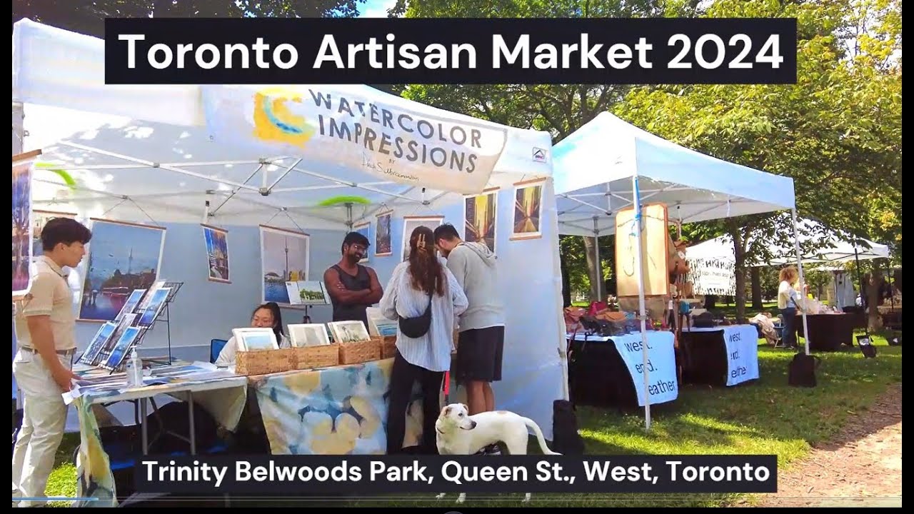 Toronto Artisan Market 2024, Trinity Belwoods Park, Queen St , Toronto 