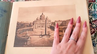 Memories from Rome 🇮🇹 ASMR Vintage Page Turning - Artbooks ASMR