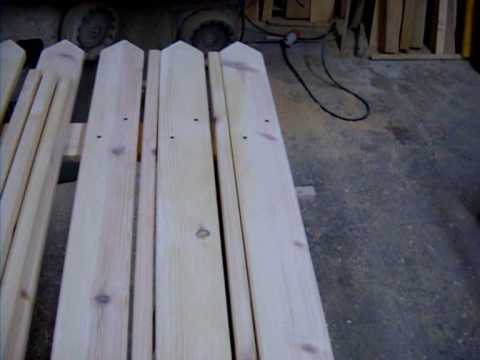 Fai da te... come fare un cancelletto in legno..wmv youtube Cancelli rivestiti in legno