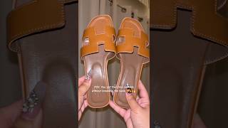 Obsessed with these Oran sandals off the gate 🤩🔥 #hermes #dhgate