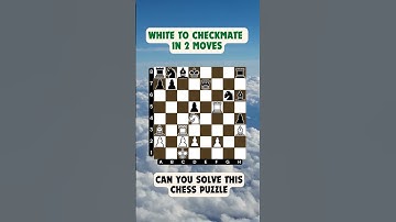 #chess #puzzle White to Checkmate in 2 Moves