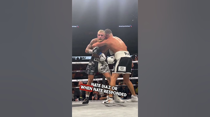 Jake Paul vs. Nate Diaz was hilarious!