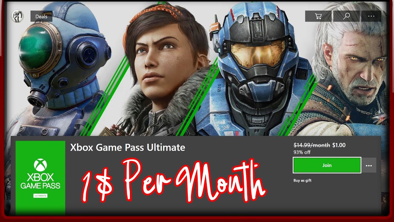 How To Get Xbox Game Pass Ultimate For 1 Dollar Every Month Forever