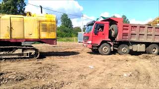 картинка: ЭО 5111Б Драглайн. Чистим канал.