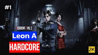 Resident Evil 2 Remake (2019) Leon A | Playthrough (Hardcore) #1 #shorts