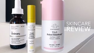 Drunk Elephant Sukari Babyfacial Review | Bonus Drunk Elephant vs. The Ordinary Marula Oil | LvL