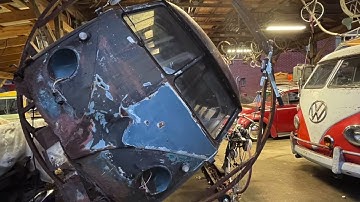 1958 Pressed Bumper VW Bus, Volkswagen Type 2, Panel Bus