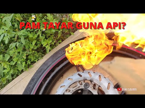 Video: Bagaimana anda membaiki tayar pancit dengan api?
