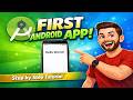 Create Your First Android Studio App | Step by Step Tutorial for Beginners