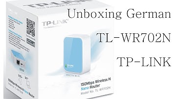 TP-LINK TL-WR702N - Unboxing Deutsch/German [FullHD]
