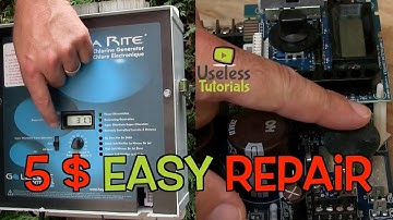 How to repair (for 5$) the Hayward Aqua Rite chlorine generator
