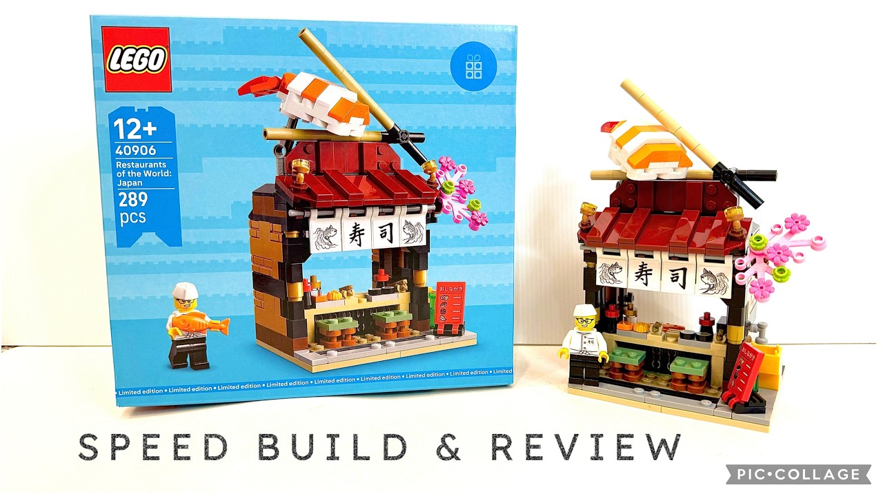 2026 LEGO GWP 40906 Restaurants of the World: Japan SPEED BUILD