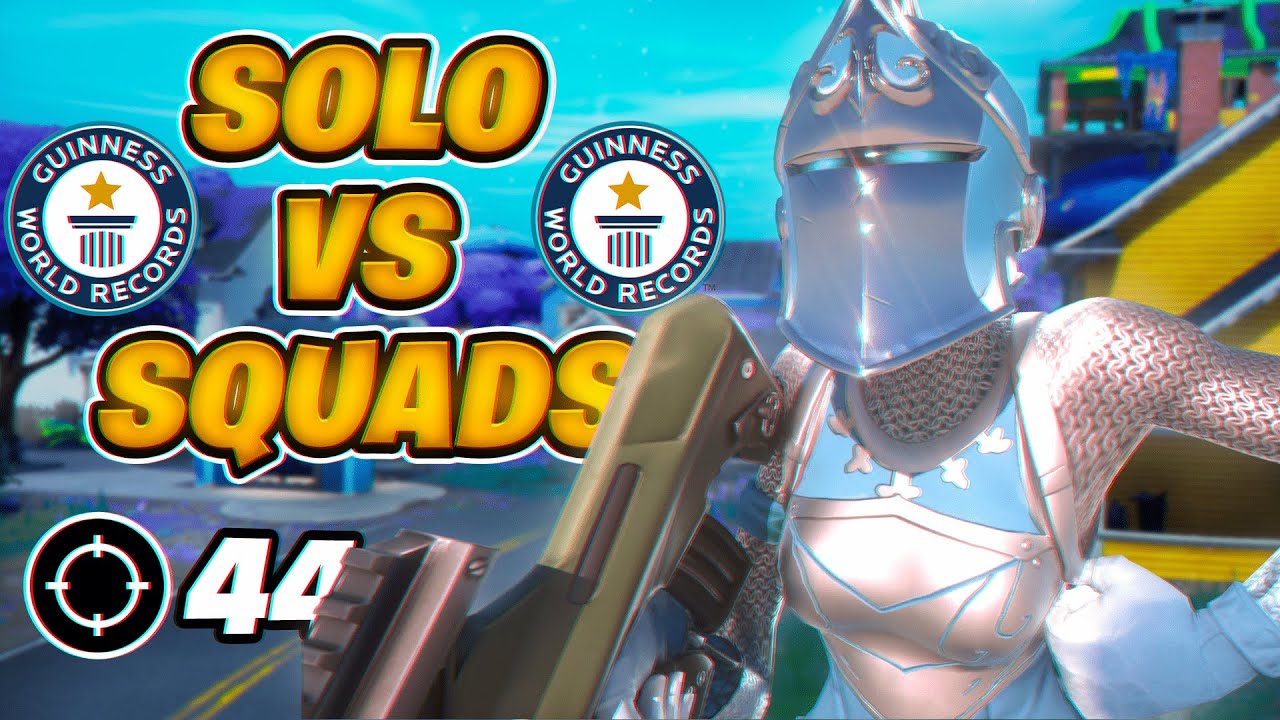 WORLD RECORD Zero Build Solo vs Squads 44 Elims
