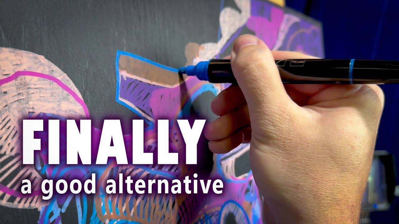 Extensive Testing and Drawing with: Ohuho Acrylic Markers