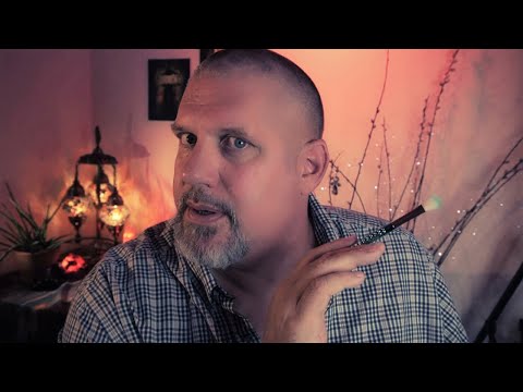 ASMR Sleep Talk Down in 10 Minutes ⭐ Relaxing Face Brushing ⭐ Soft Spoken Male Voice
