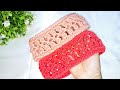 كروشيه بندانه / ربطة شعر سهله جدا للمبتدئين  crochet easy head