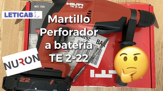 HILTI: Martillo Perforador a batería TE 4-A22 MALE