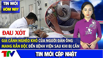 Tin Mới | Vụ ôm rắn hổ mang đến bệnh viện sau khi bị cắn: Sức khỏe nạn nhân diễn biến phức tạp
