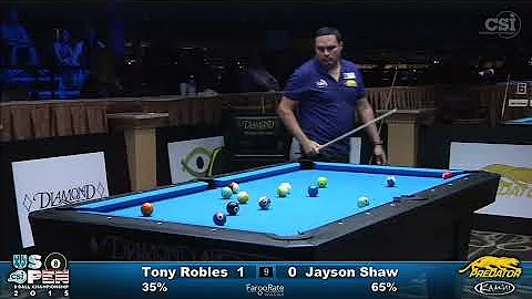 2015 US Open 8-Ball: Tony Robles vs Jayson Shaw