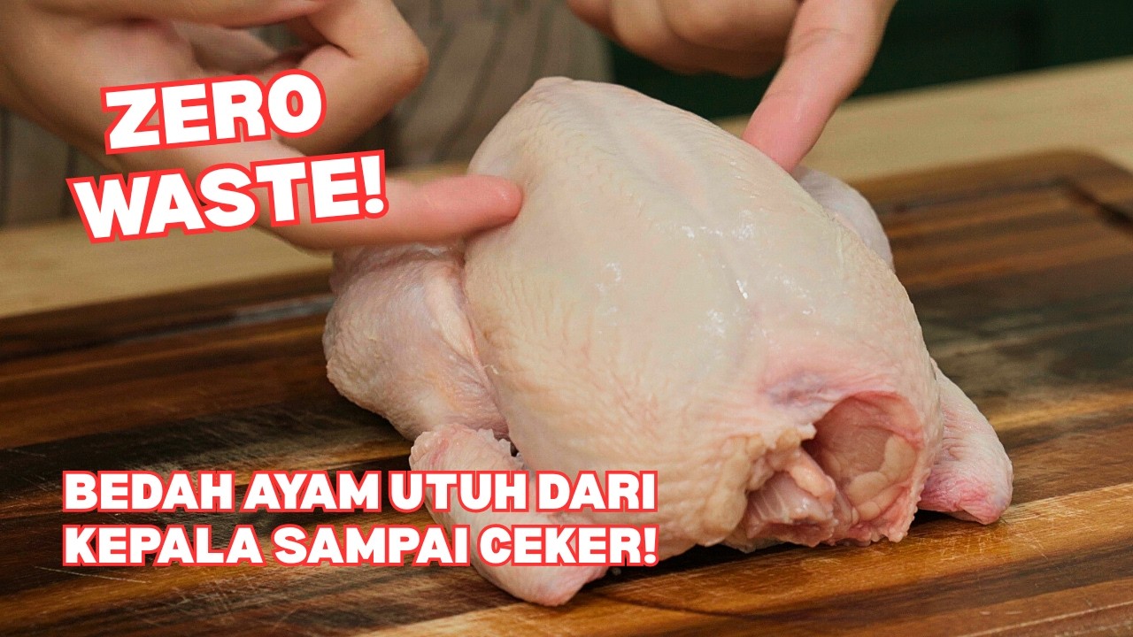 BELAJAR POTONG AYAM UTUH SENDIRI!