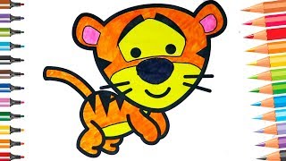 Baby Tigger Disney Speed Coloring Pages for Kids Baby Tigger Disney Speed Coloring Pages for Kids