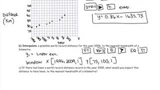 Math 30-2 Lesson 5.3 Modelling Data with a Line of Best Fit