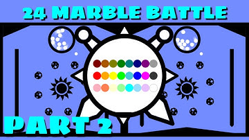 24 Marble Race Battle Special : PART 2 (by Algodoo)