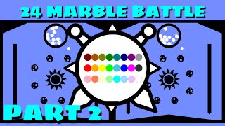 24 Marble Race Battle Special : PART 2 (by Algodoo)
