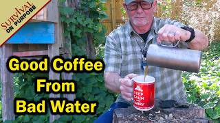 How To Make Great Camp Coffee From Dirty Water - Grayl Geopress TI