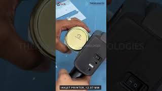 Hand Held Inkjet Printer 12.7 MM /  MRP Batch Code Logo Printing Machine