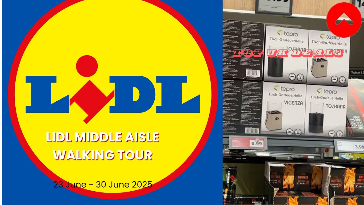 🎥 LIDL MIDDLE AISLE WALKING TOUR 🛒 | 14-Minute Bargain Hunt!