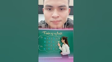 Bài toán quy luật phần 73839 #caudoconvat #toanhoc #dovuitritue