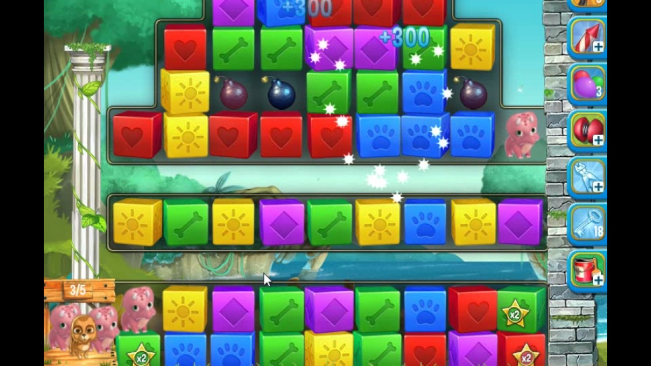 Pet Rescue Saga, Pet Island, 5th April 2017, level 4 😈 ►TOBIAS DEAMON◄