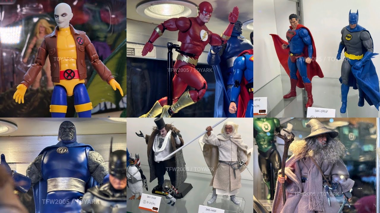 New Marvel Legends Xmen Morph Dc Comics Lord of the rings Beast Kingdom on display by Toyark